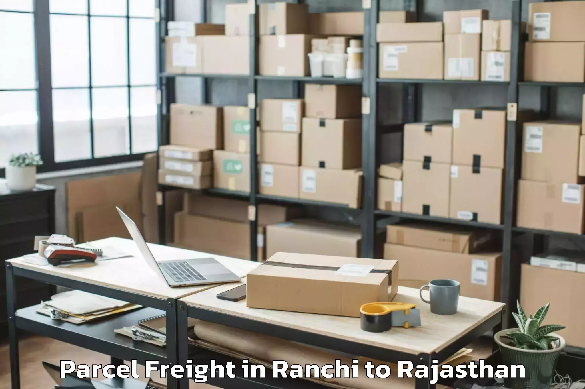 Professional Ranchi to Sheoganj Parcel Freight